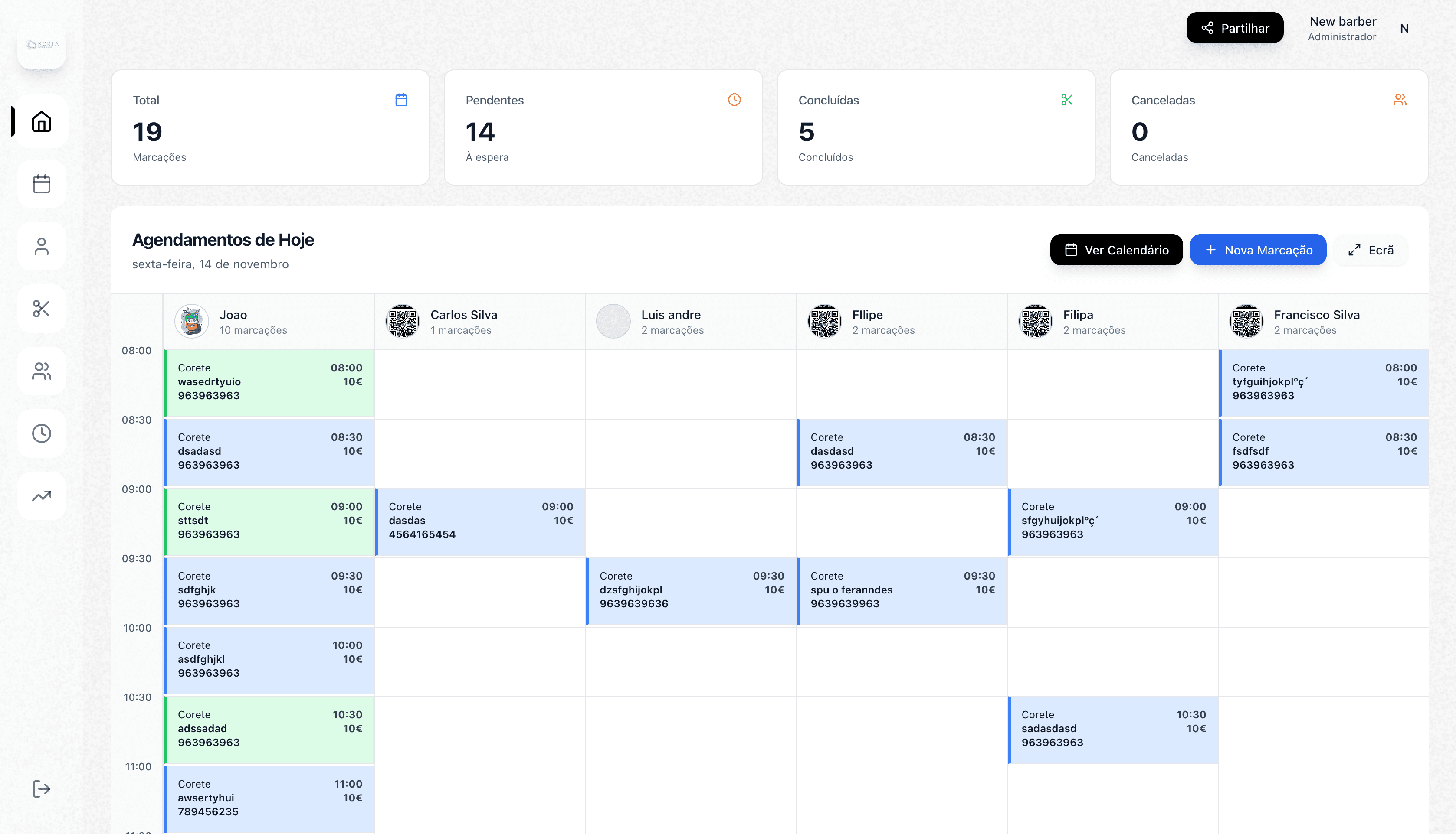 newbooky dashboard